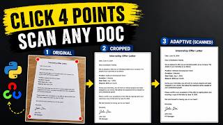 Build a Document Scanner in Python | OpenCV Perspective Transform