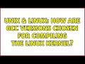 Unix & Linux: How are GCC versions chosen for compiling the linux kernel?