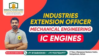 Industries Extension officer | Mechanical Engg | IC Engines