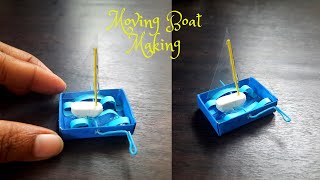 How to make a moving boat | MatchBox craft |Kids Craft idea | Fun school project | Science project
