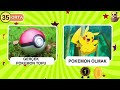 farklı olanı bul 🧠 pokémon serisi 🐉🔥🌈👾 ⚡ kolay orta zor İmkansız