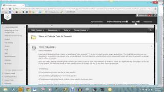 Submitting Final Assignments on CourseSites