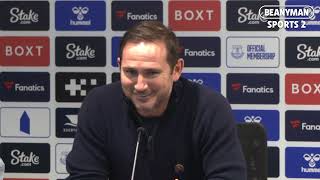 Frank Lampard post-match press conference | Everton 3-0 Crystal Palace