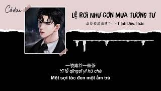 [Vietsub + Pinyin] Lệ Rơi Như Cơn Mưa Tương Tư / 泪如相思雨落下 - Trịnh Diệc Thần