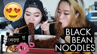 English Mukbang | Black Bean Noodles | Jjajangmyeon 짜장면