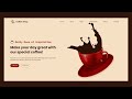 ☕ Create A Responsive Coffee Shop Website | HTML, CSS & JavaScript Tutorial