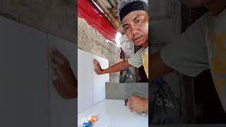 DIY sink/lababo mga tira-tirang tile's pwede pang magamit