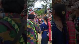 Chabrung dance of the Limbu community, at Hile Jatra 2080 #dailyvlog #community #shortvideo