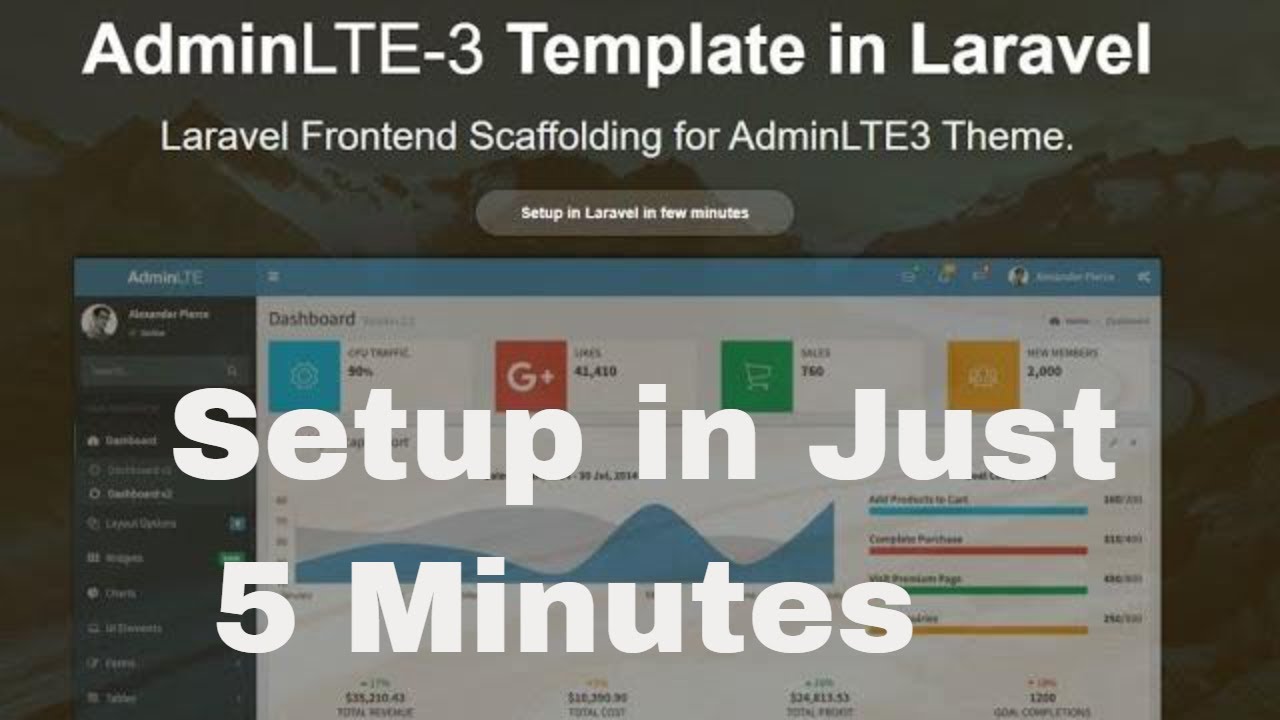 Adminlte 3 In Laravel Youtube Adminlte 3 In Laravel Youtube