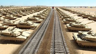 Behind US’ Insane Logistic Operation Moving Billion $ Worth of M1 Abrams Tanks
