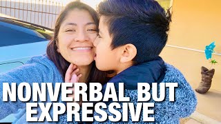 Nonverbal Autism | Using a PECS Device and Gestures | BIG NEWS!!