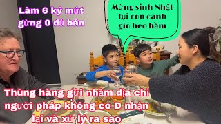 Canh giò heo hầm/làm mứt gừng dẻo thành công/chuyện thùng hàng giao nhầm địa chỉ người pháp 0 trả