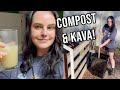 making a compost bin + preparing kava root (and staying sober) ~ daily vlog