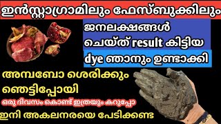 ജനലക്ഷങ്ങൾ ചെയ്ത് നോക്കി result കിട്ടിയ നാച്ചുറൽ dye... അകാല നരയെ ചെറുക്കാൻ ഇത് മതി.. #dye