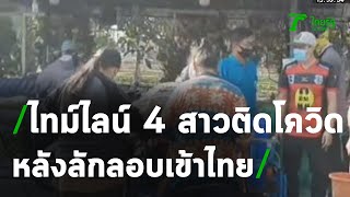 ไทม์ไลน์ 4 สาวติดโควิด-19 | 02-12-63 | ข่าวเย็นไทยรัฐ