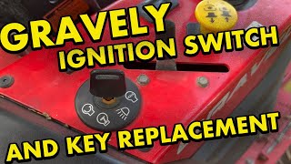 Gravely ZTX-42 Ignition Switch and Key Replacement