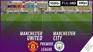 MANCHESTER UNITED vs MANCHESTER CITY | Full Match Jan. 14, 2023 | RealisticSimulation