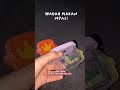 Wadah makan kaca MPASI