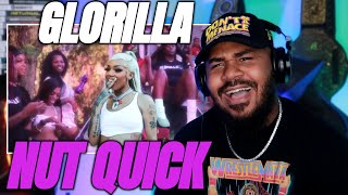 SHE WENT CRAZY!! GloRilla - Nut Quick (Official Music Video) REACTION