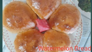 Watermelon Bread/how to make soft watermelon Bread