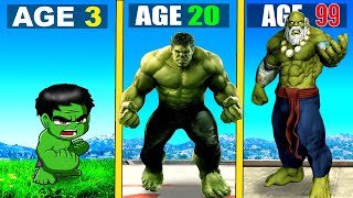 Surviving 99 YEARS As HULK in GTA 5 (GTA 5 MODS)