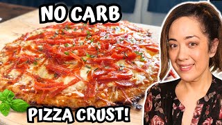 The Best Zero Carb Pan Pizza Crust We've Ever Tried!