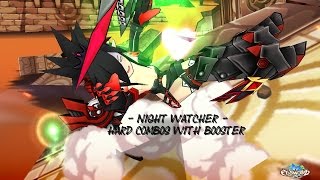 [Elsword] Night Watcher - Hard combos with booster.