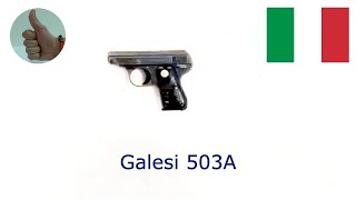 Galesi 503A, 6,35 mm Browning (6,35x16 mmSR/.25 Auto)