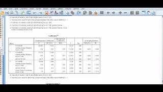 validation of a stepwise multiple regression using full and 75% training sample approach in SPSS