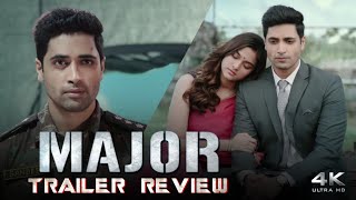 Major Trailer Hindi Dubbed Review Reaction | Adivi Sesh | Major Sandeep Trailer Review In Hindi
