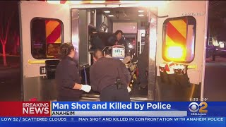 Man Shot And Killed By Anaheim Police Officers