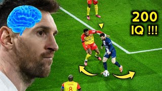 Messi " Big Brain Moments " That Shocked Everyone - 200 IQ ? 😱