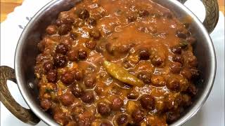 கருப்பு கொண்டகடலை மசாலா | Black Chana Masala Gravy In Tamil | How To Make Black Channa Masala