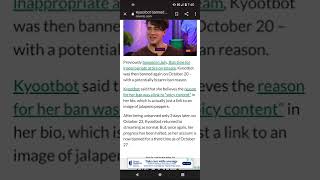 kyootbot banned on twitch again less than a week after unban