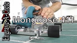 Mongoose 411 Decorative Concrete Engraving Saw