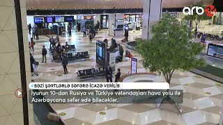 Bu ölkələrin vətəndaşlarına hava yolu ilə bəzi şərtlər altında səfərə icazə verilib - Xəbərlər