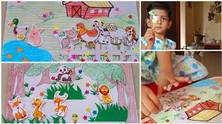 Low cost TLM for Primary School || Farm Animals and Wild Animals TLM Tutorial