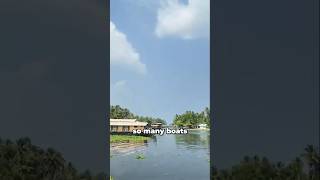 So MANY Houseboats in Alleppey, India 🇮🇳