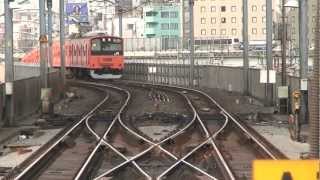 JR中央線201系 快速東京到着/JR Chuo line 201 series at Tōkyō/2008.04.25