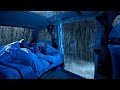 Deep Sleep Ambience: Cozy Car In Rainy Night with Sounds Rain & Thunder To Relax, Beat Insomnia