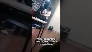 Alumna de secundaria agrede a maestra en San Miguel de Allende