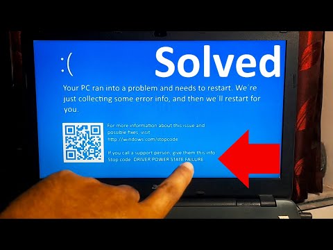 How to Fix DRIVER POWER STATE FAILURE Stop Code Windows 10, 11