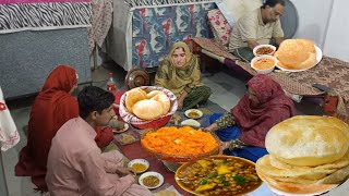 Morning to Evening Routine with Special Chana Halwa Puri Recipe | Irma's family vlog