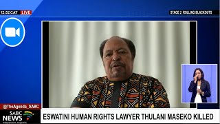 Professor Ibbo Mandaza on the killing of human rights lawyer Thulani Maseko