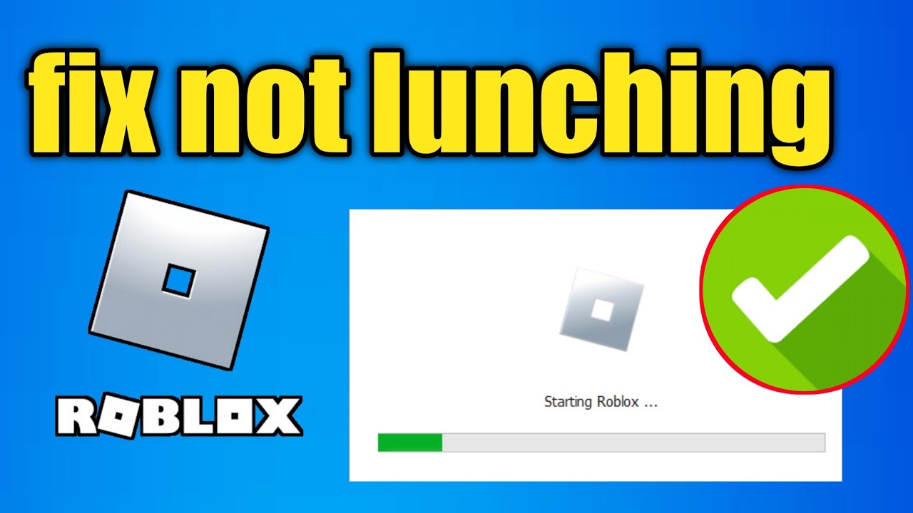 How To Fix Roblox Not Launching - YouTube