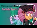 💖MLP EQG SpeedPaint Mistmane And Sabble Spirits💖