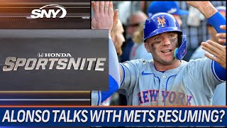 Pete Alonso back at the bargaining table with Mets? | SportsNite | SNY