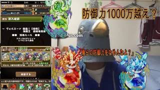 【パズドラ】ヴォルスーン降臨 超絶地獄級にて検証！！ケプリなら防御1000万のプレドラでも余裕で貫通！？