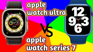apple watch ultra vs apple watch series 7 comparison | smart watch