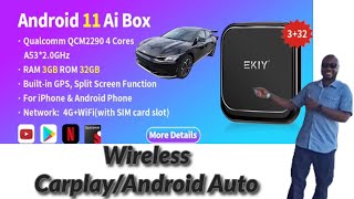 EKIY Carplay and Android Auto Ai Box Installation and Review for EV6